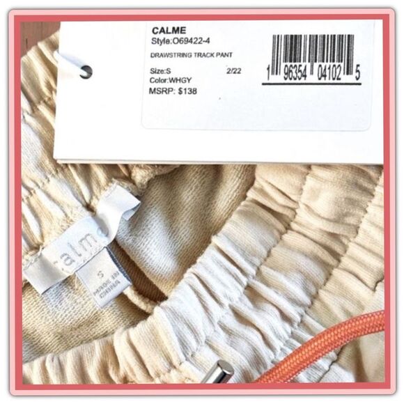 NWT Johnny Was Calme Drawstring Track Pant Joggers - Picture 9 of 11